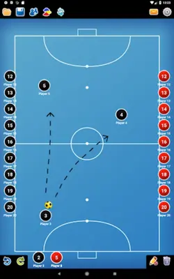 Coach Tactic Board Futsal android App screenshot 0