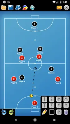 Coach Tactic Board Futsal android App screenshot 11