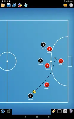 Coach Tactic Board Futsal android App screenshot 1