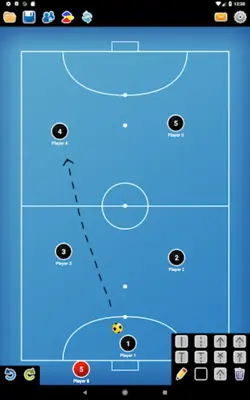 Coach Tactic Board Futsal android App screenshot 3