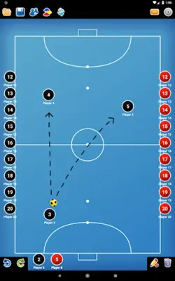 Coach Tactic Board Futsal android App screenshot 4