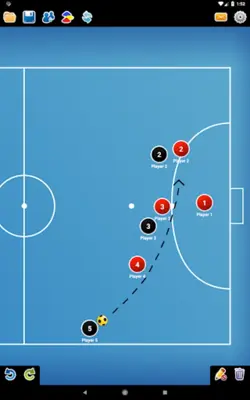 Coach Tactic Board Futsal android App screenshot 5